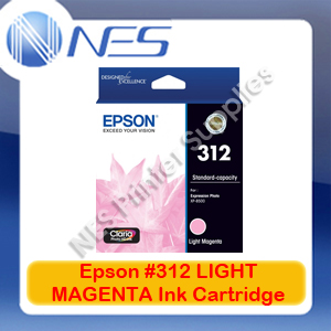 Epson Genuine #312 LIGHT MAGENTA Ink Cartridge for Expression XP-8500/XP-15000 (T182692)